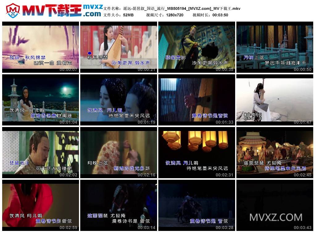 遥远-琵琶叙_国语_流行_MB505194